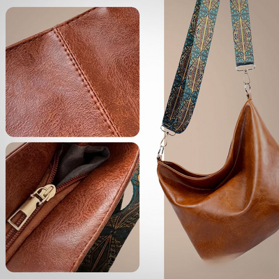 Chelsey’s Vintage Charm | Leather Shoulder Bag