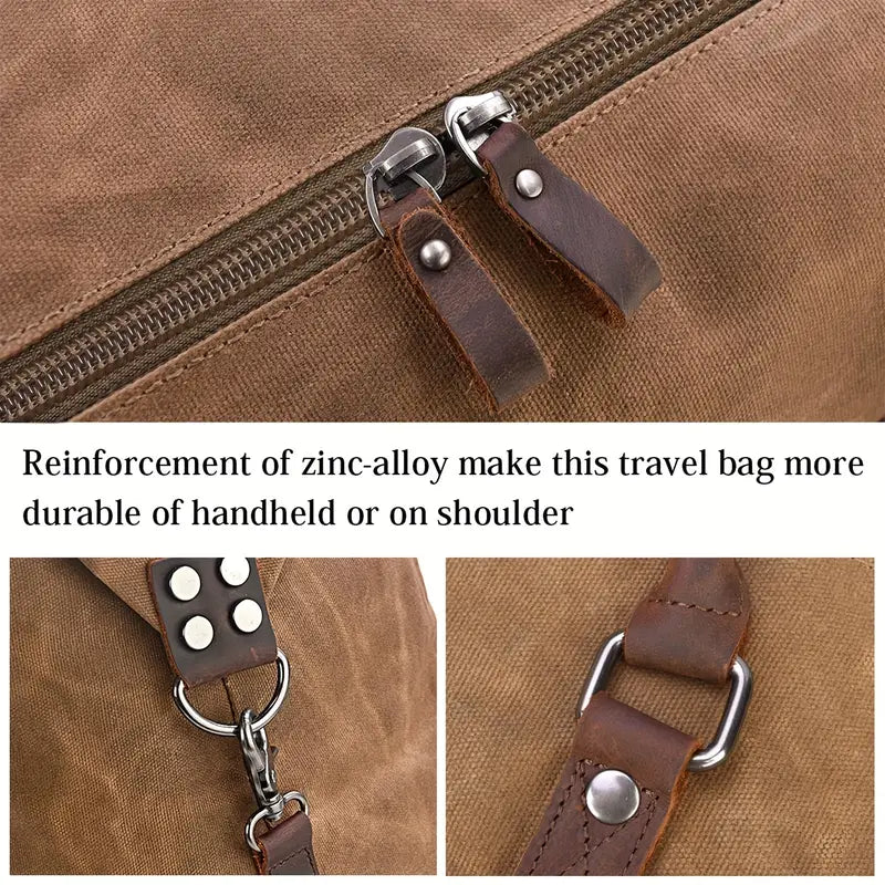 Stephen - Leather Weekender Travel Bag