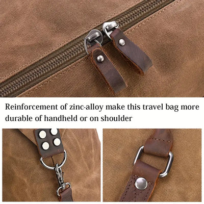 Stephen - Leather Weekender Travel Bag