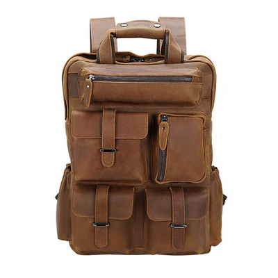 Kevin - Horse Leather Laptop Backpack