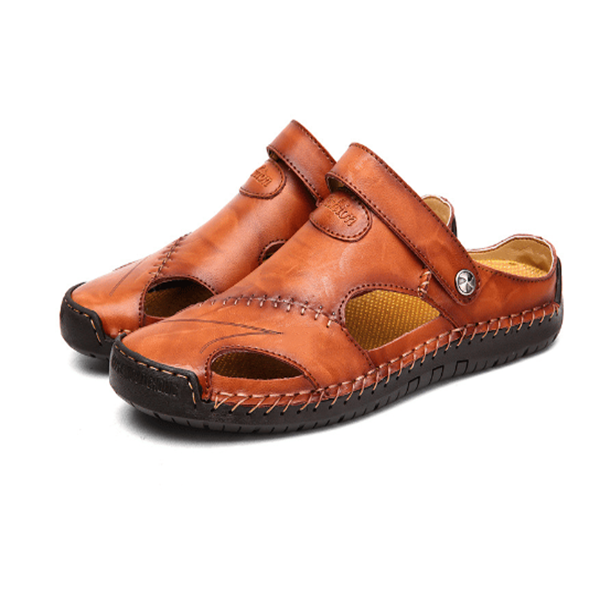 Chris - Orthopedic Leather Sandals