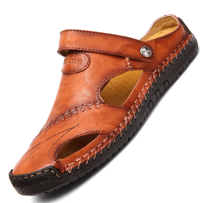 Chris - Orthopedic Leather Sandals