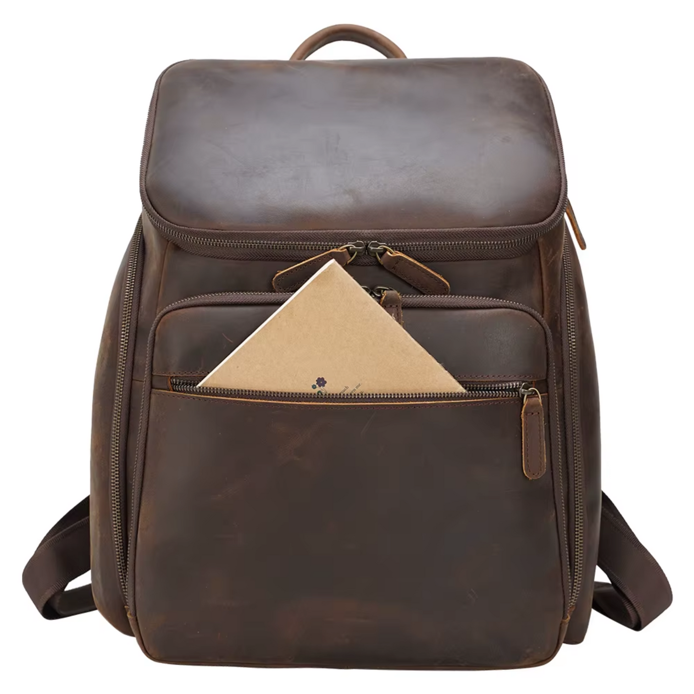 Nicholas - Men’s Vintage Leather Laptop Backpack