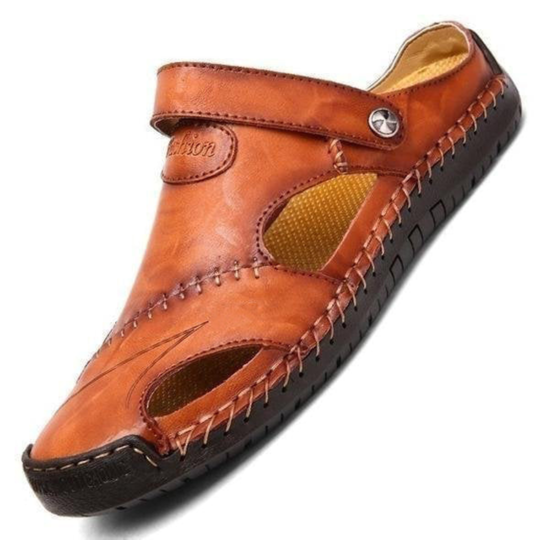 Chris - Orthopedic Leather Sandals