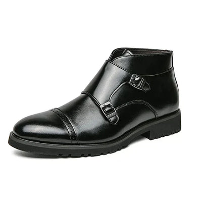 Parker - Double Buckle Ankle Boots