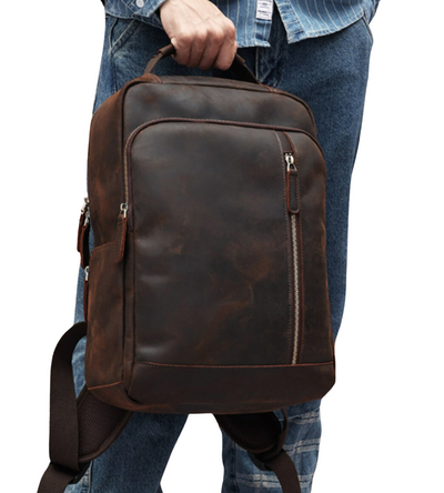 Austin - Vintage Crazy Horse Leather Backpack