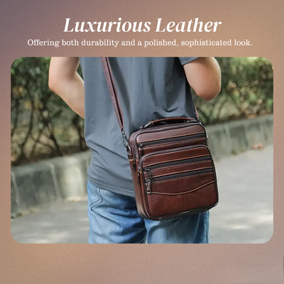 Jacob - Leather Retro Crossbody Bag for Men