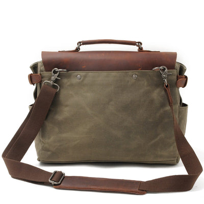 Alexander - Vintage-Style Canvas Crossbody Messenger Bag