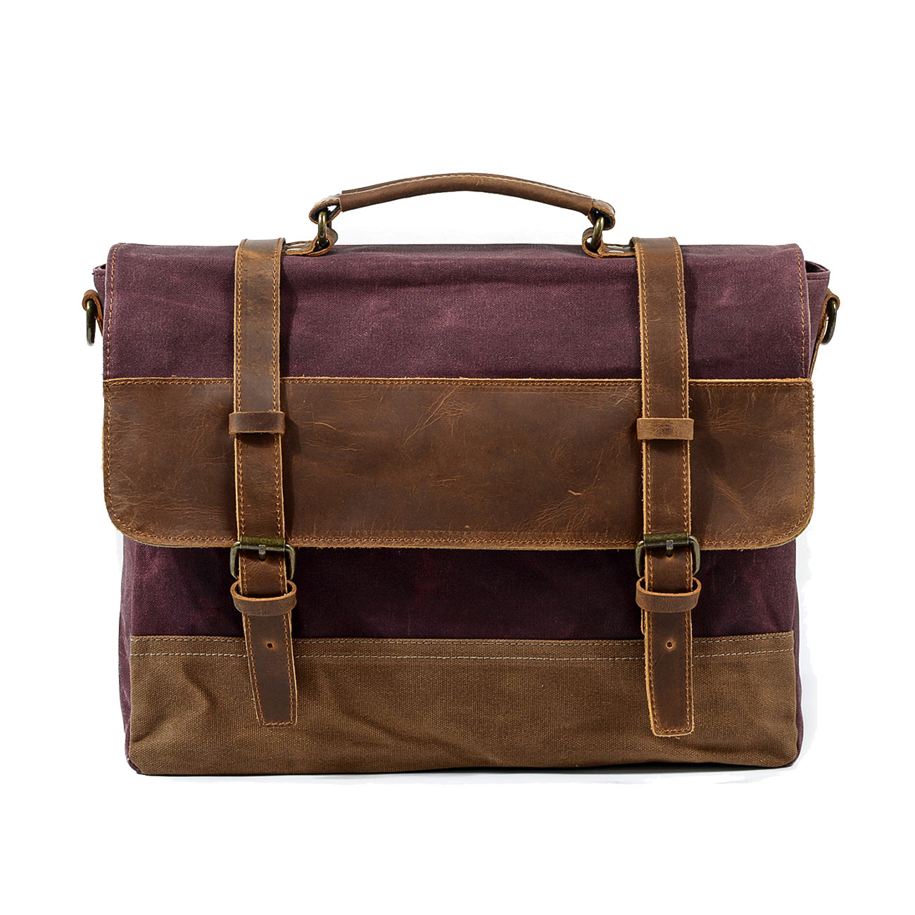 Jack - Water-Resistant Waxed Canvas Messenger Bag