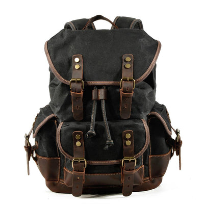 John - Heavy-Duty Canvas Hiking Backpack