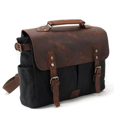 Alexander - Vintage-Style Canvas Crossbody Messenger Bag