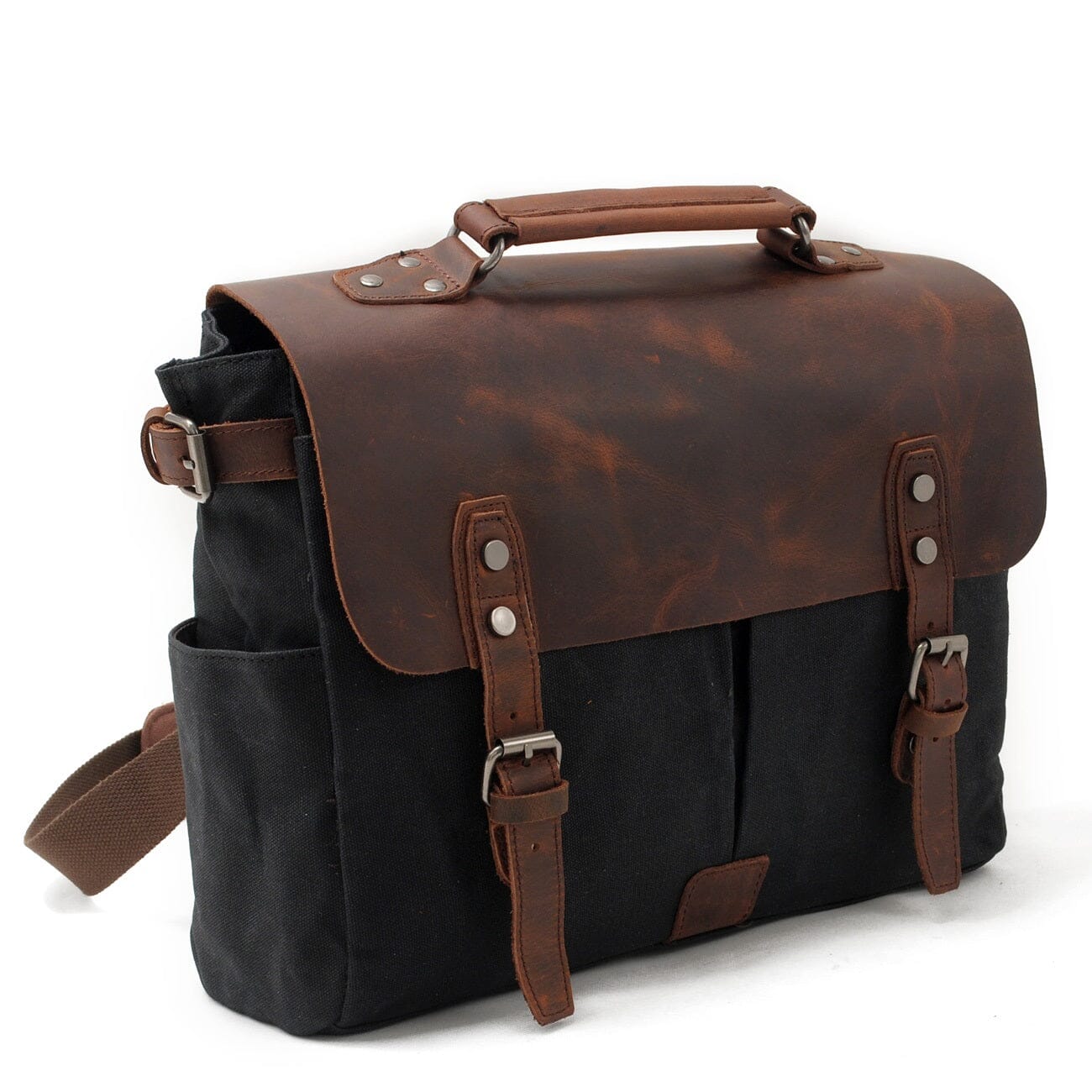 Alexander - Vintage-Style Canvas Crossbody Messenger Bag