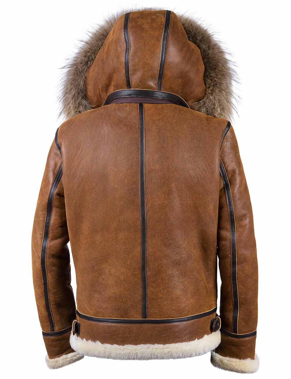 Aron - Bomber Jacket with Fur Hood