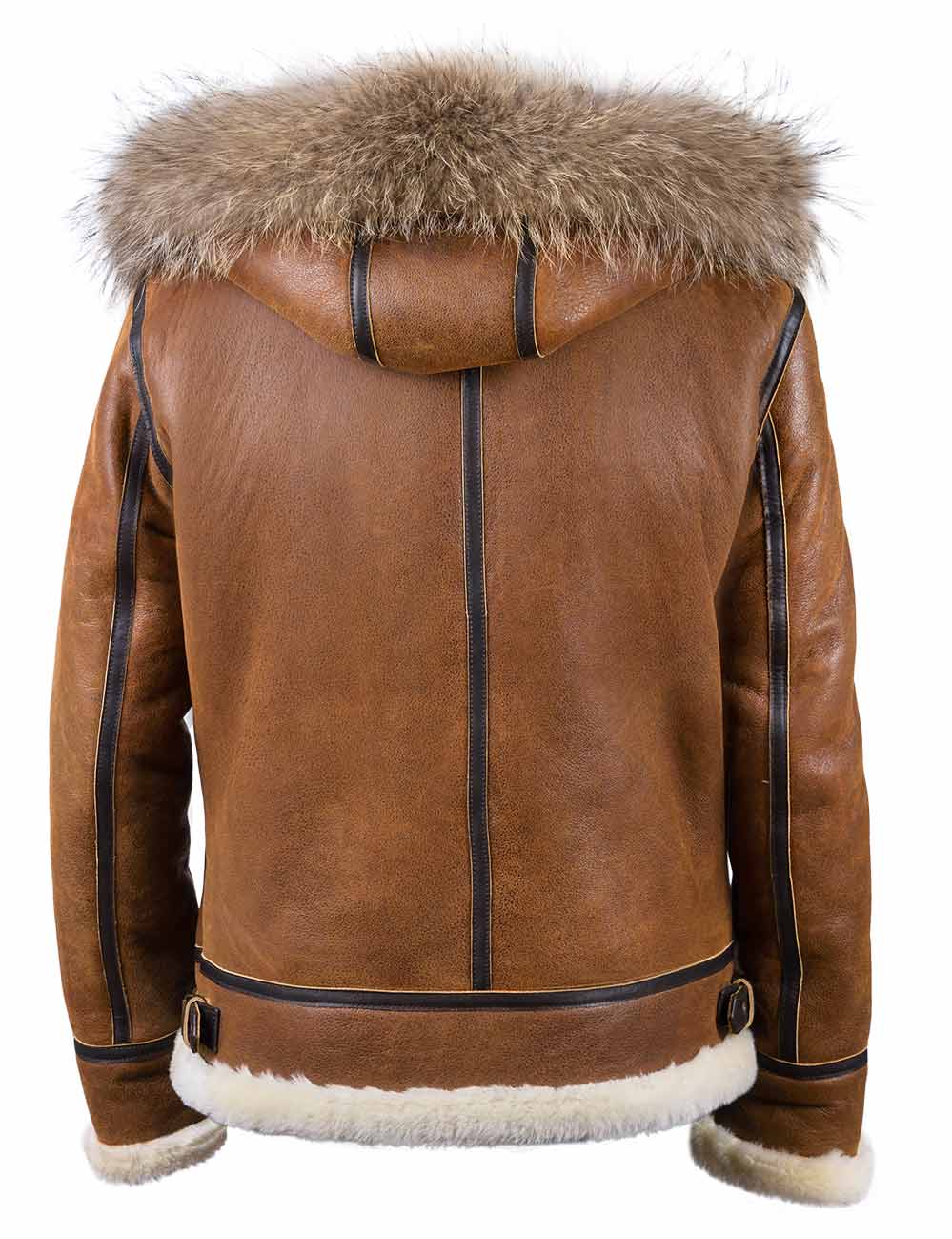 Aron - Bomber Jacket with Fur Hood