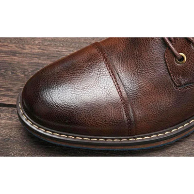 Dawson - Elegant Leather Oxford Boots