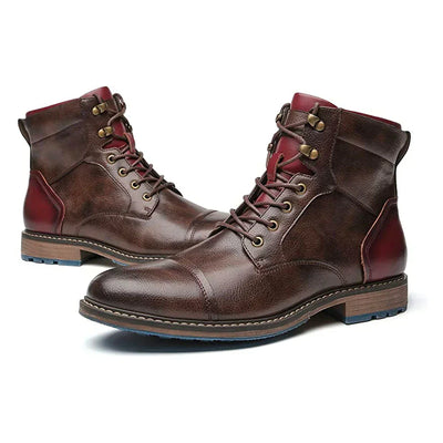 Dawson - Elegant Leather Oxford Boots