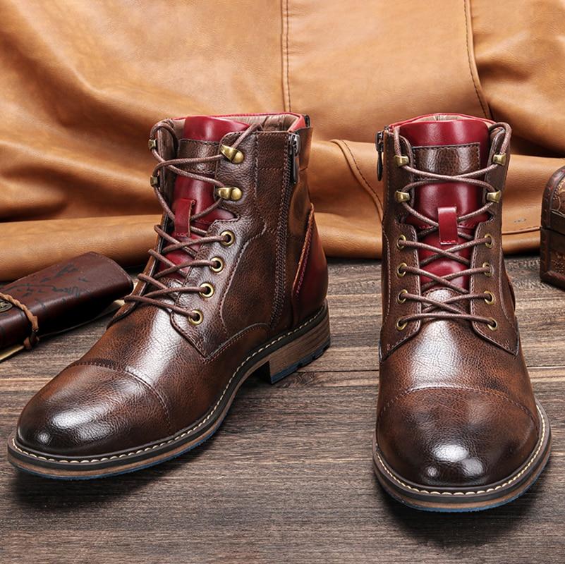 Dawson - Elegant Leather Oxford Boots