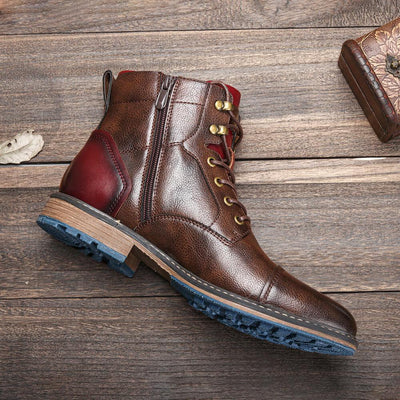 Dawson - Elegant Leather Oxford Boots