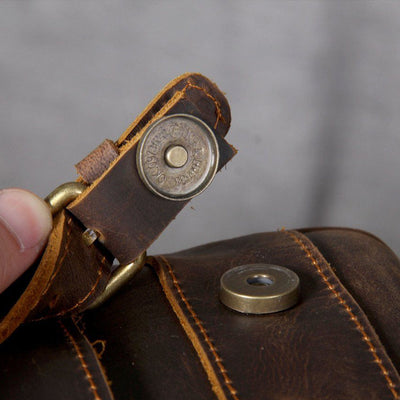 Jason - Premium Tan Leather Backpack