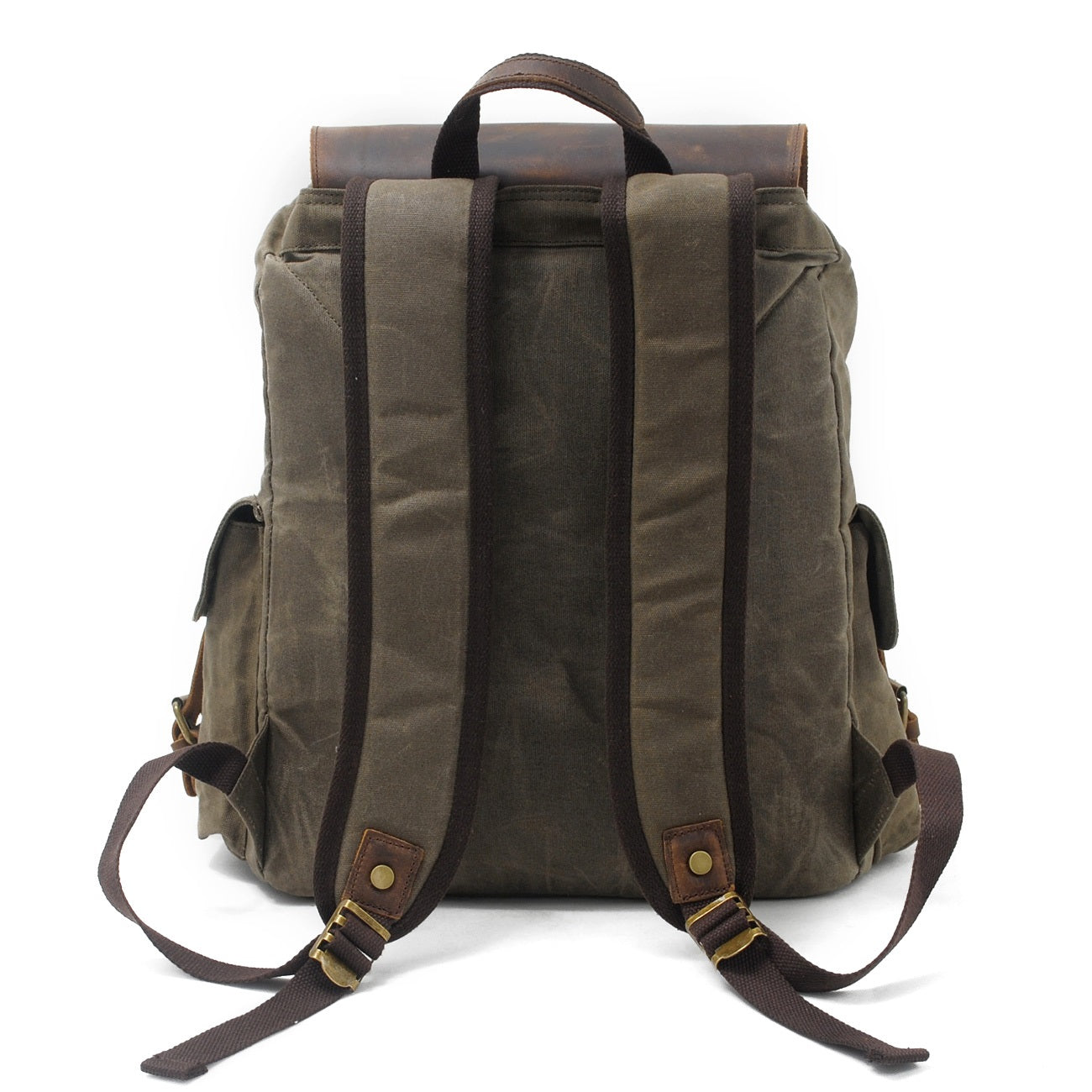 Jacob - Vintage Waxed Canvas Backpack