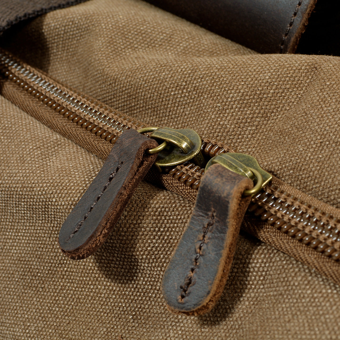 David - Men's Canvas Leather Duffle Bags