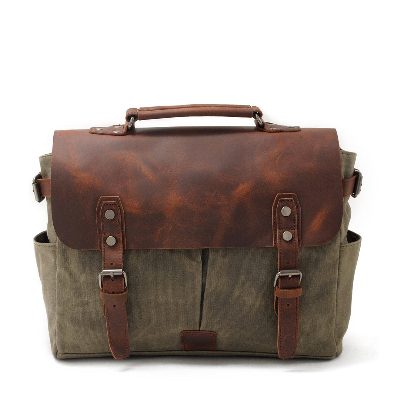 Alexander - Vintage-Style Canvas Crossbody Messenger Bag