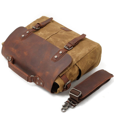 Alexander - Vintage-Style Canvas Crossbody Messenger Bag