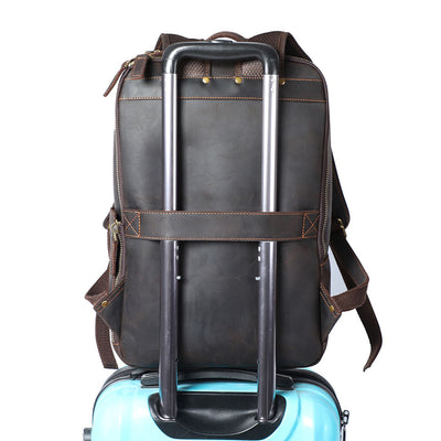 Andrew - Men’s Leather Laptop Rucksack