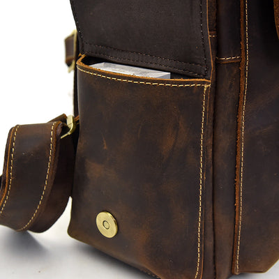 Nathan - Water-Resistant Leather Rucksack
