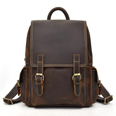 Nathan - Water-Resistant Leather Rucksack