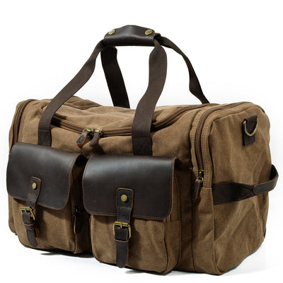 David - Men's Canvas Leather Duffle Bags