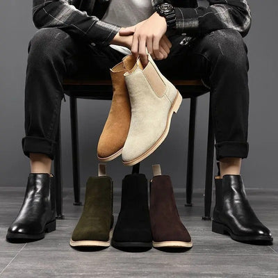 Bradley - Suede Chelsea Boots
