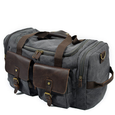 David - Men's Canvas Leather Duffle Bags