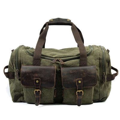 David - Men's Canvas Leather Duffle Bags