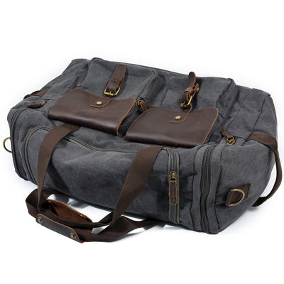 David - Men's Canvas Leather Duffle Bags