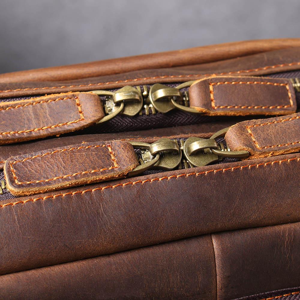 Robert - Retro Leather Travel Backpack