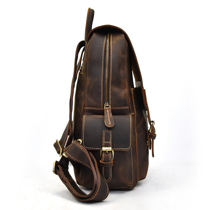 Nathan - Water-Resistant Leather Rucksack