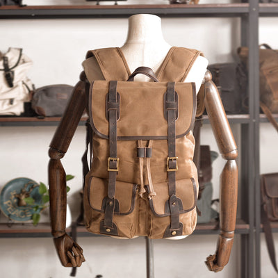 Marcus - Heavy-Duty Canvas Travel Backpack