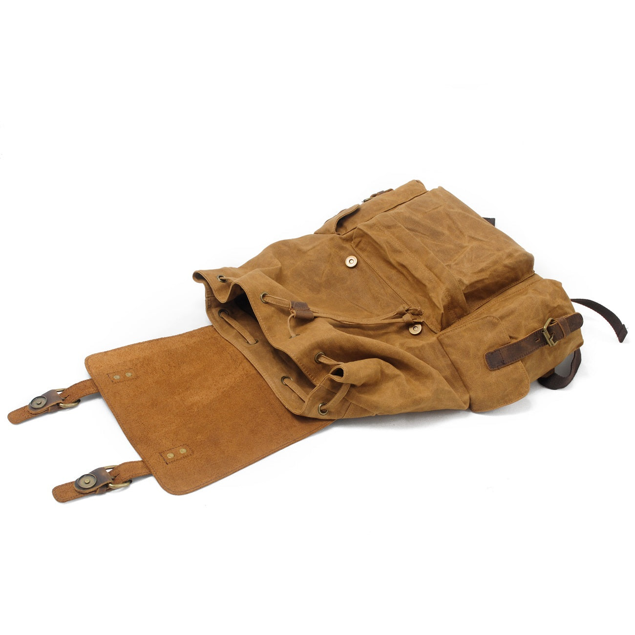 Jacob - Vintage Waxed Canvas Backpack