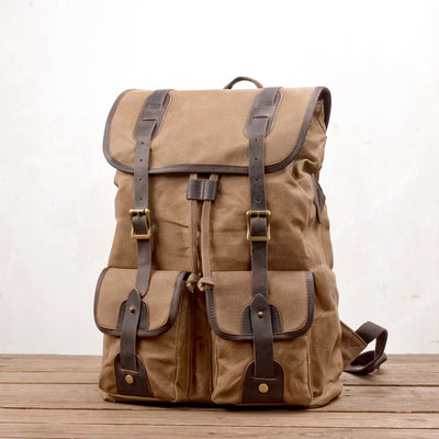 Marcus - Heavy-Duty Canvas Travel Backpack