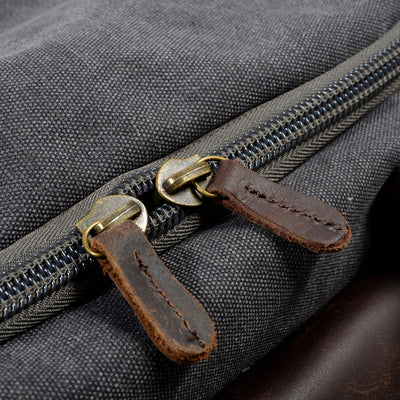 David - Men's Canvas Leather Duffle Bags