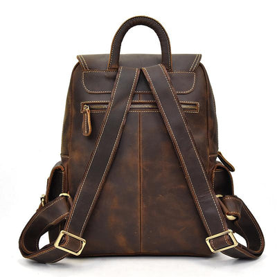 Nathan - Water-Resistant Leather Rucksack