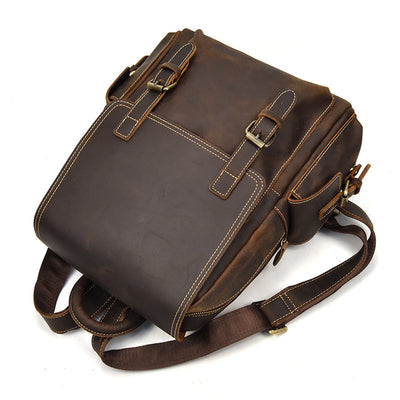 Nathan - Water-Resistant Leather Rucksack